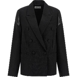 Black Virgin Wool Blazer
