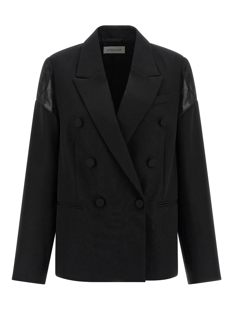 Black Virgin Wool Blazer
