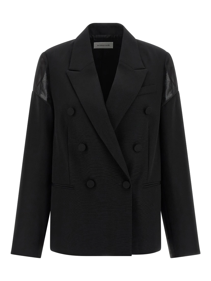 Black Virgin Wool Blazer