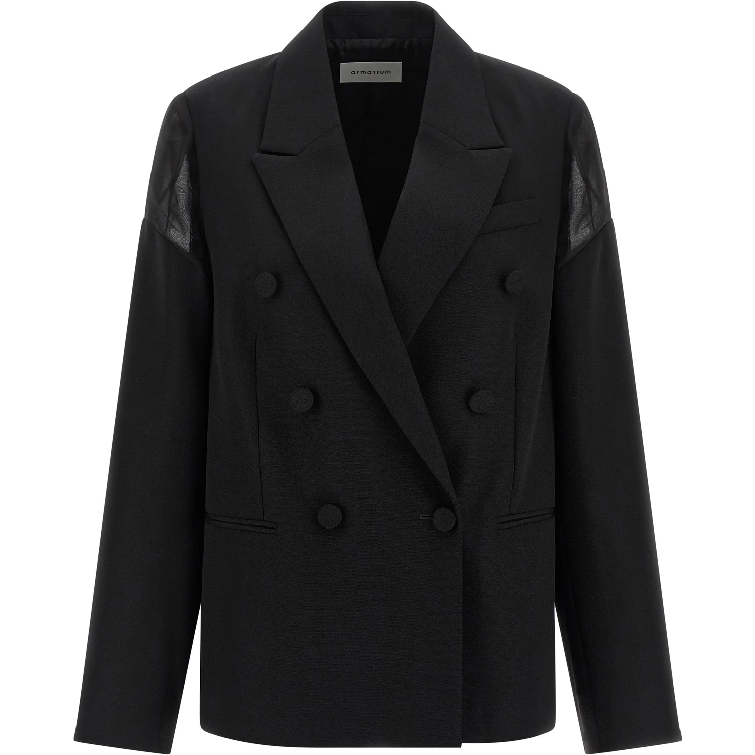 Black Virgin Wool Blazer