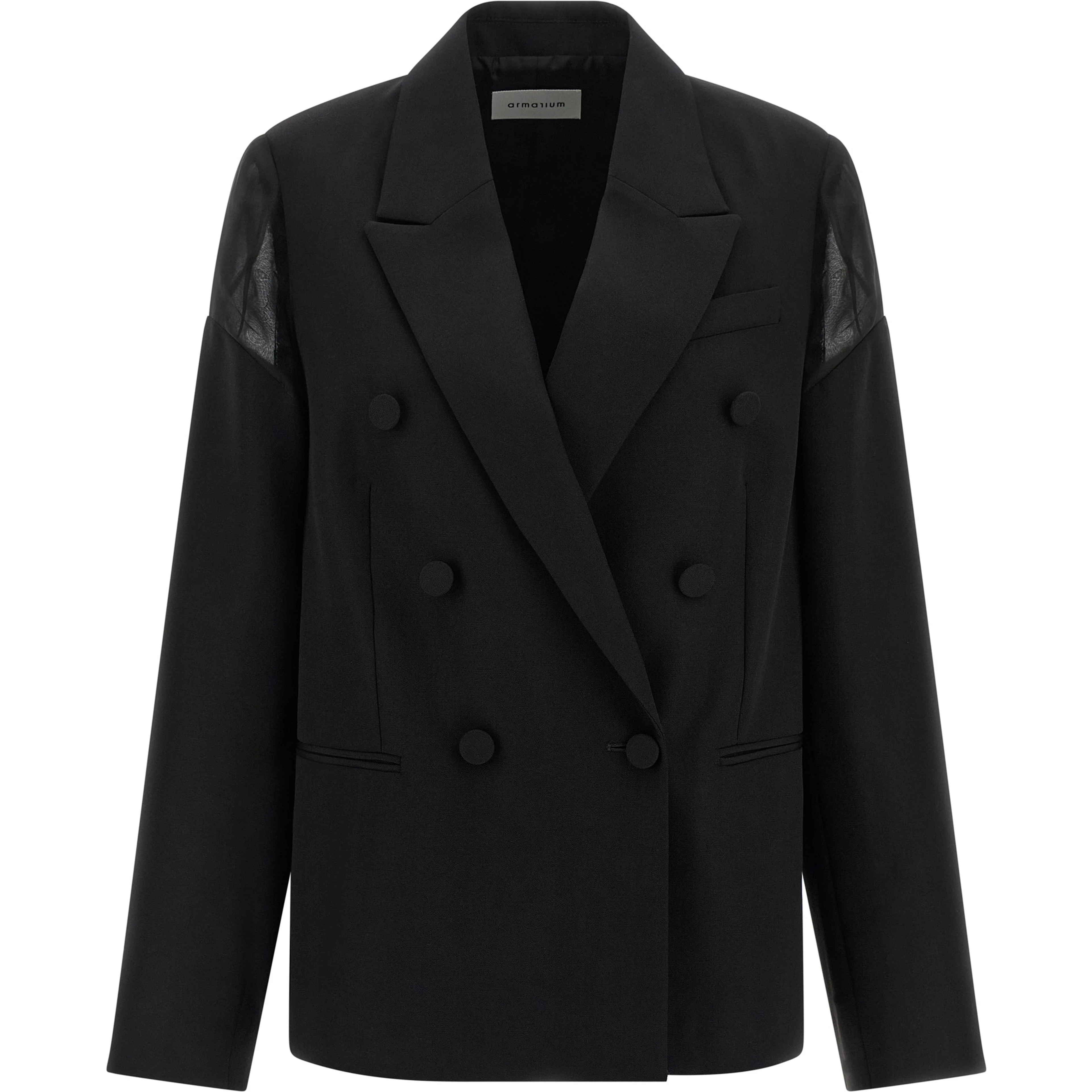 Black Virgin Wool Blazer
