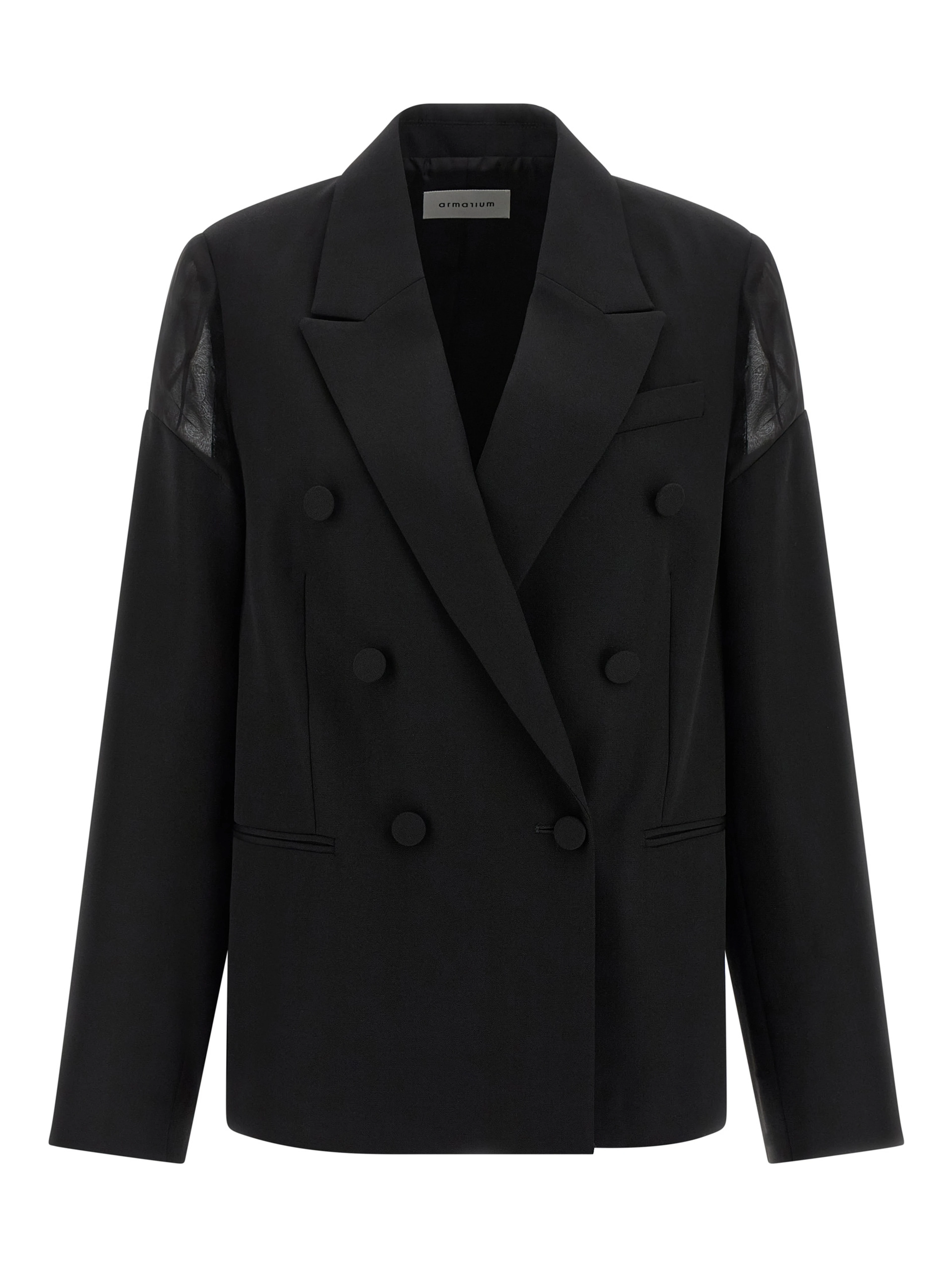Black Virgin Wool Blazer