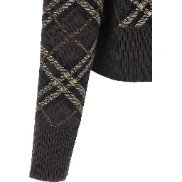 Brown Wool Cardigan
