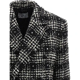 Bicolor Cotton Blazer