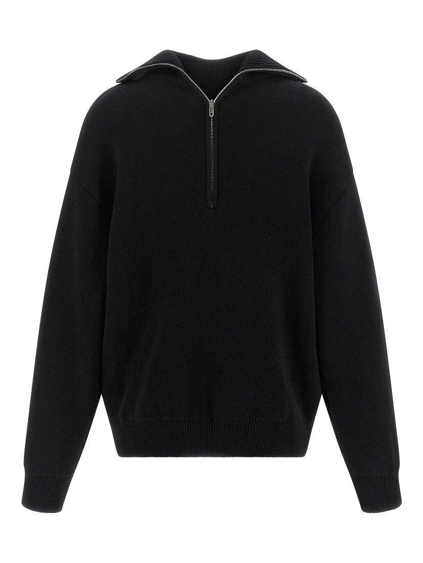 Black Cotton Cardigan