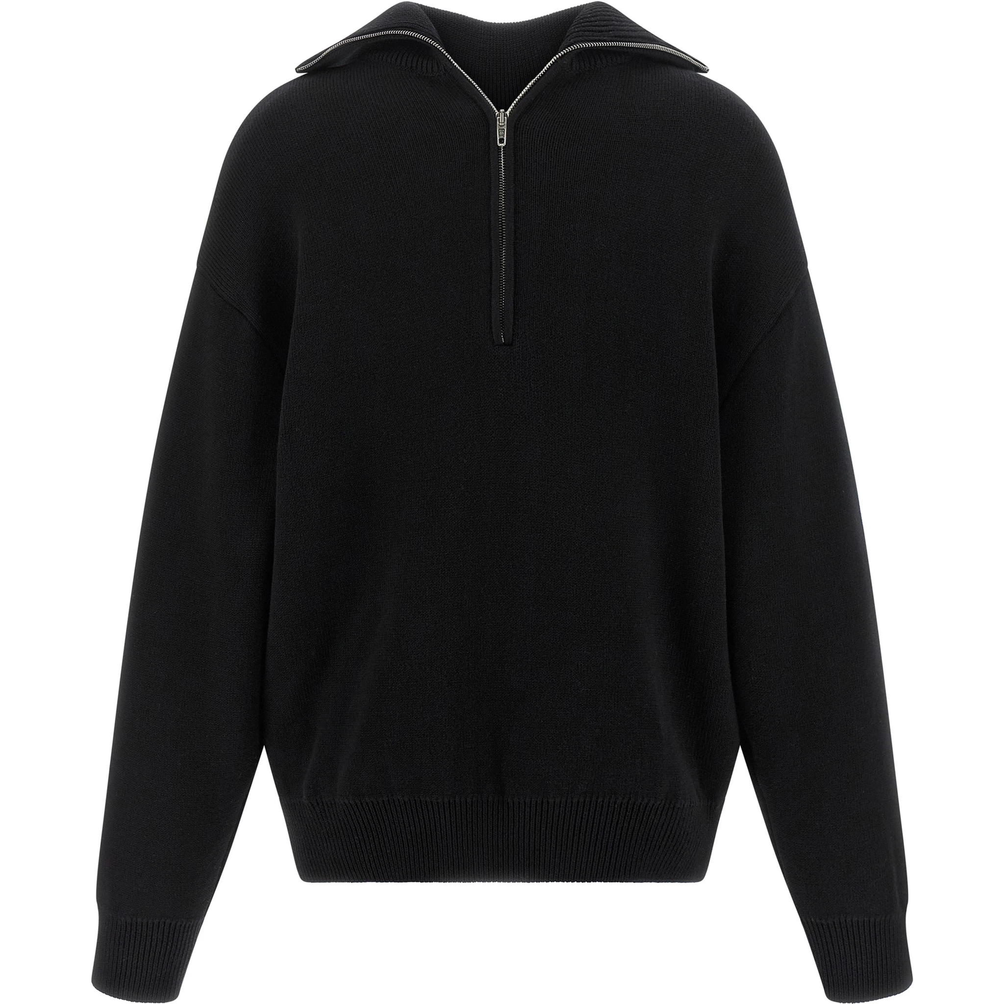 Black Cotton Cardigan