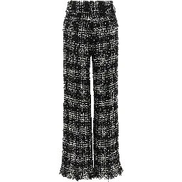 Bicolor Cotton Casual Pants