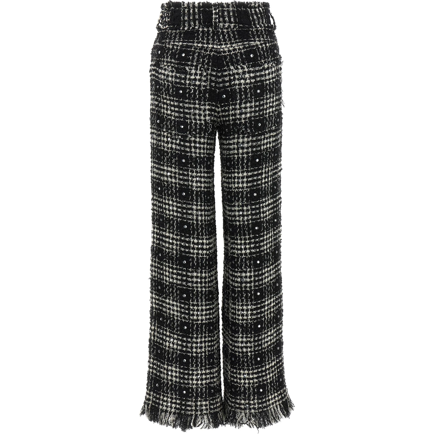 Bicolor Cotton Casual Pants