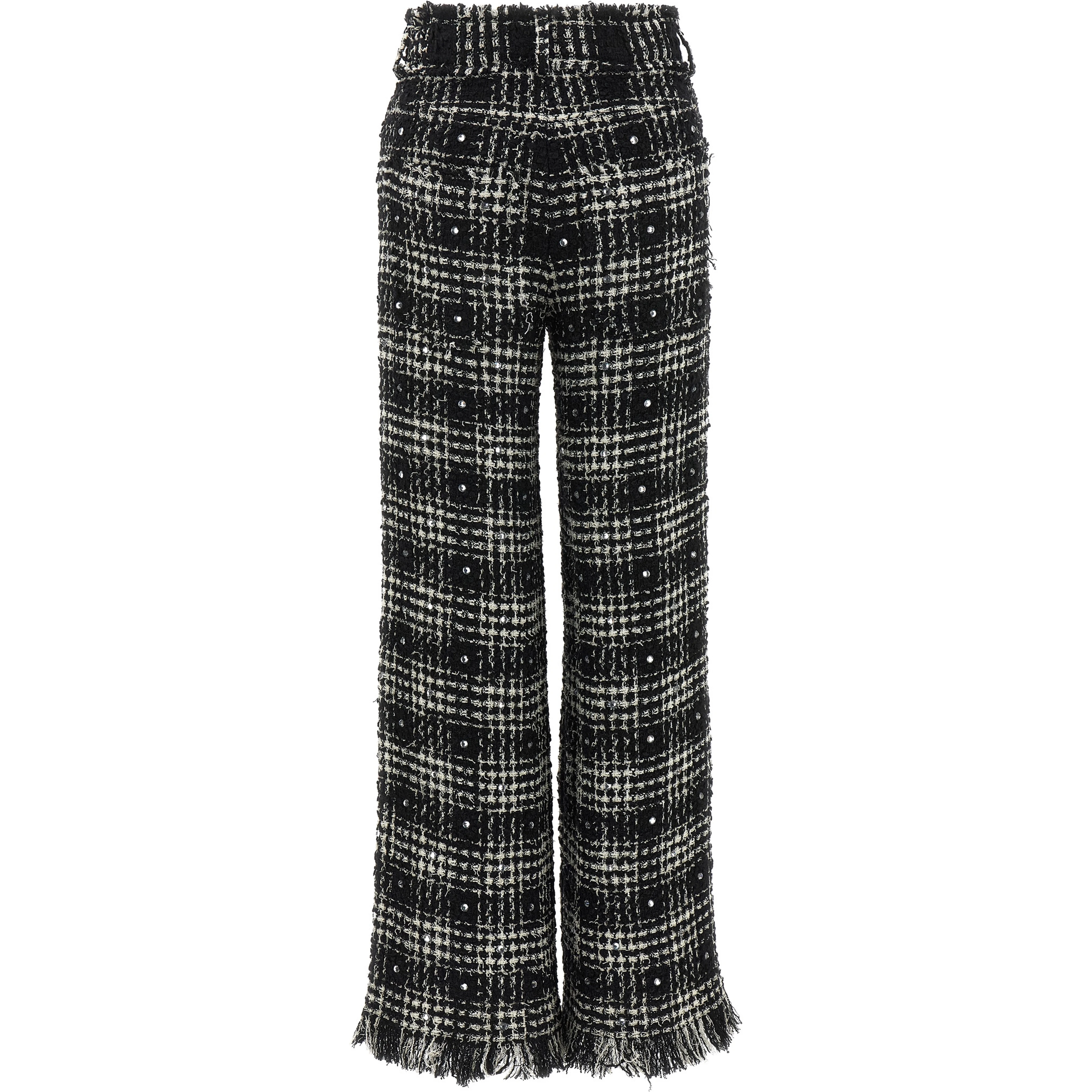 Bicolor Cotton Casual Pants