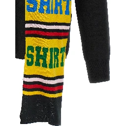 Black Acetate Cardigan