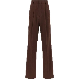 Brown Wool Dress Pants
