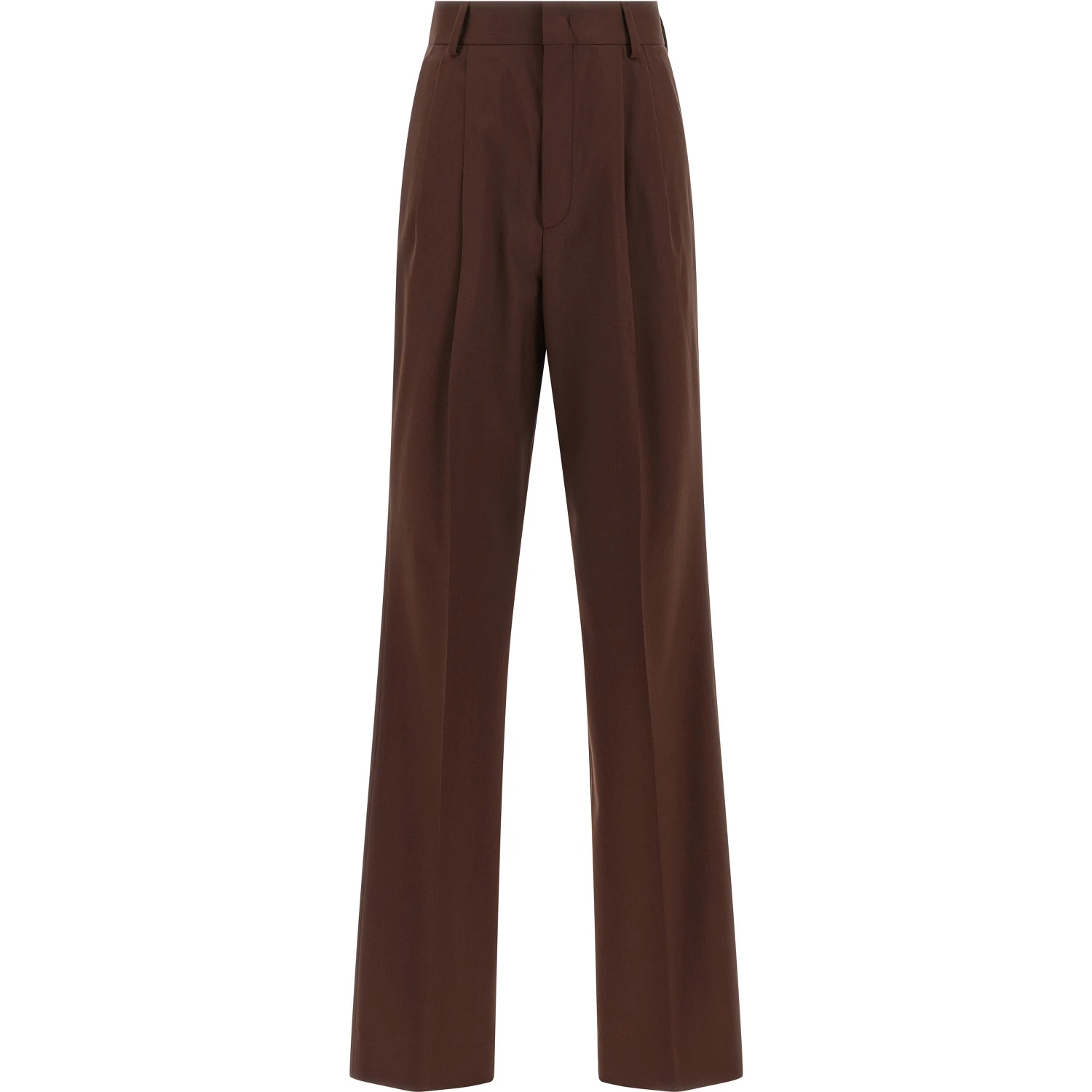 Brown Wool Dress Pants