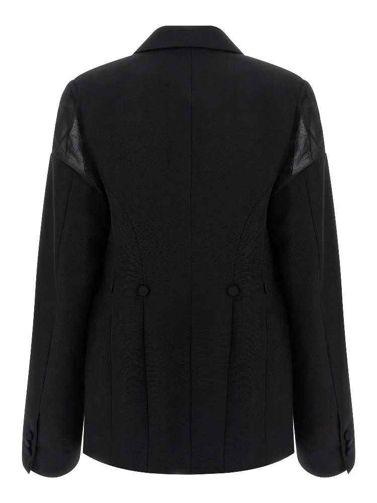 Black Virgin Wool Blazer alternative
