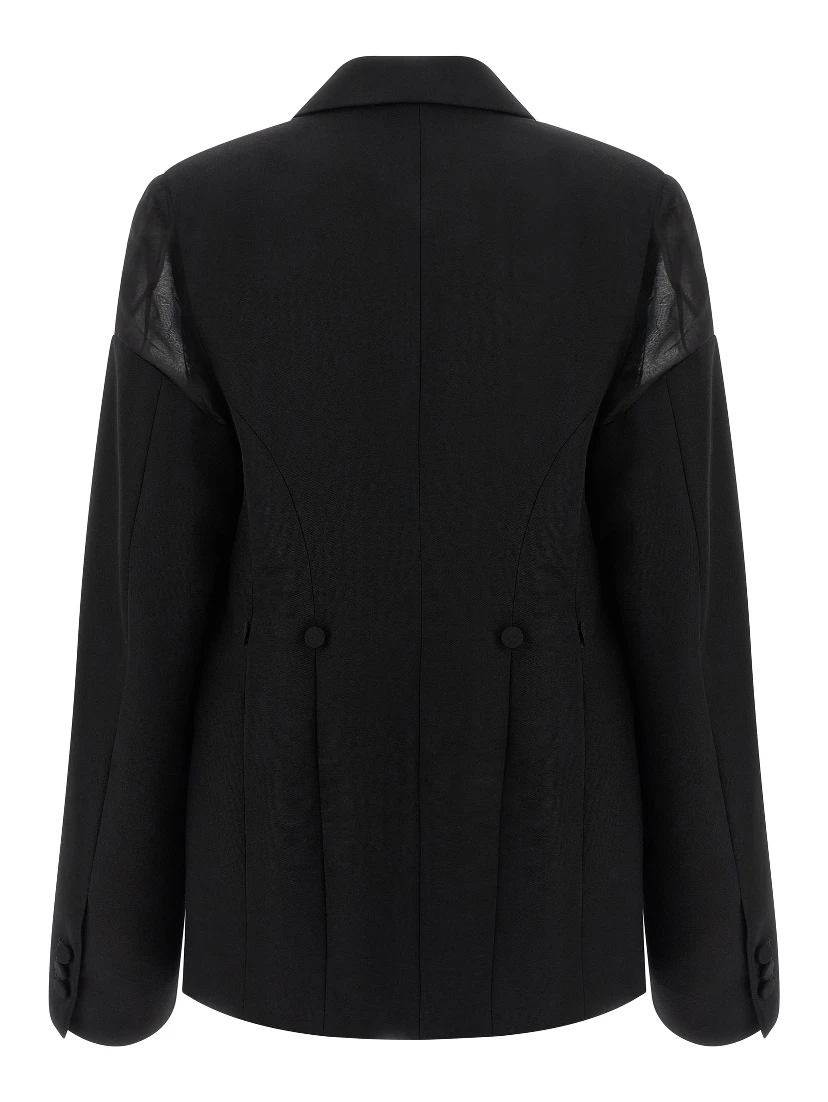 Black Virgin Wool Blazer