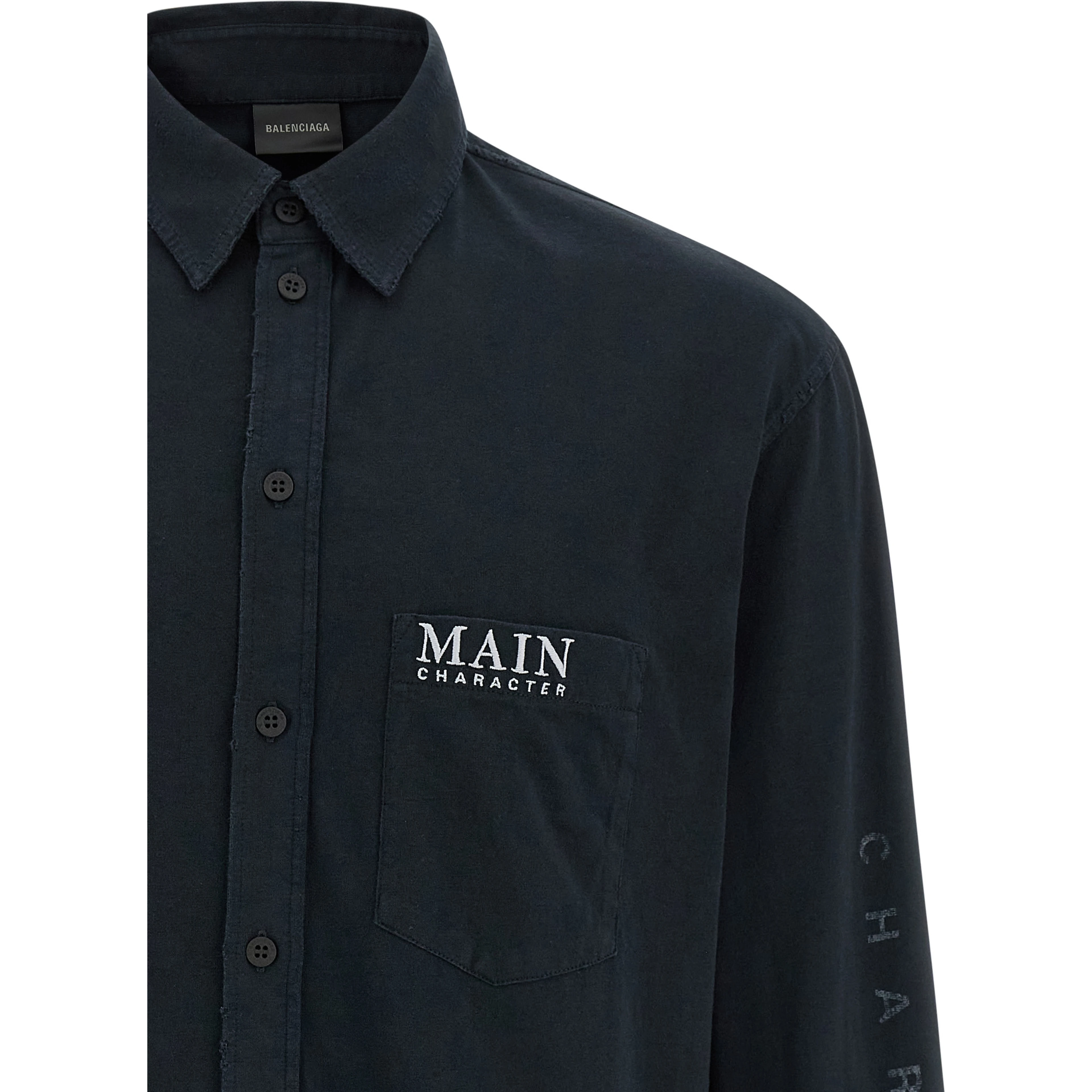 Black Cotton Blouse