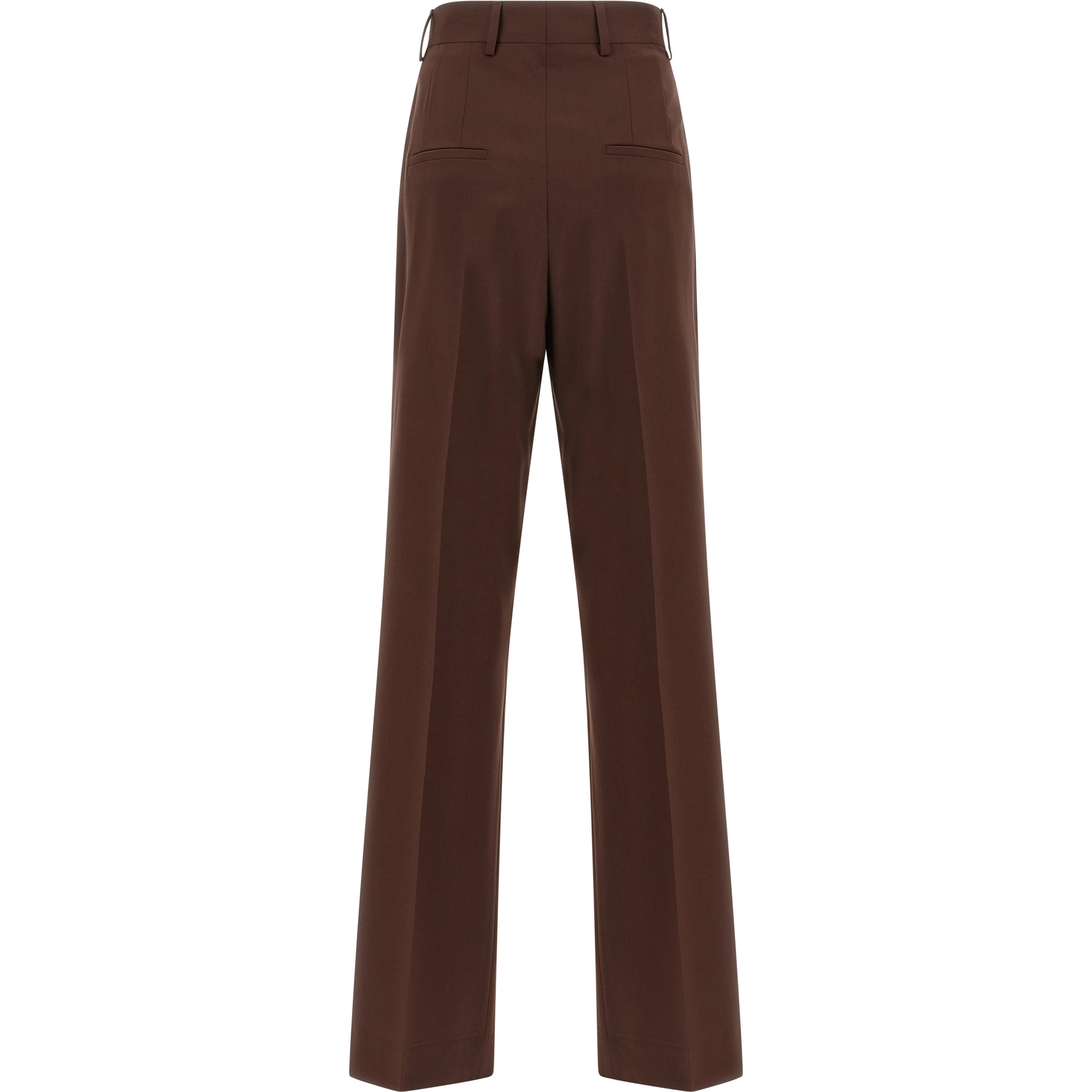 Brown Wool Dress Pants