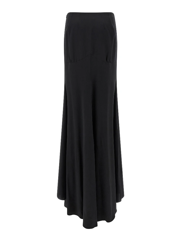 Black Silk Mini Skirt alternative