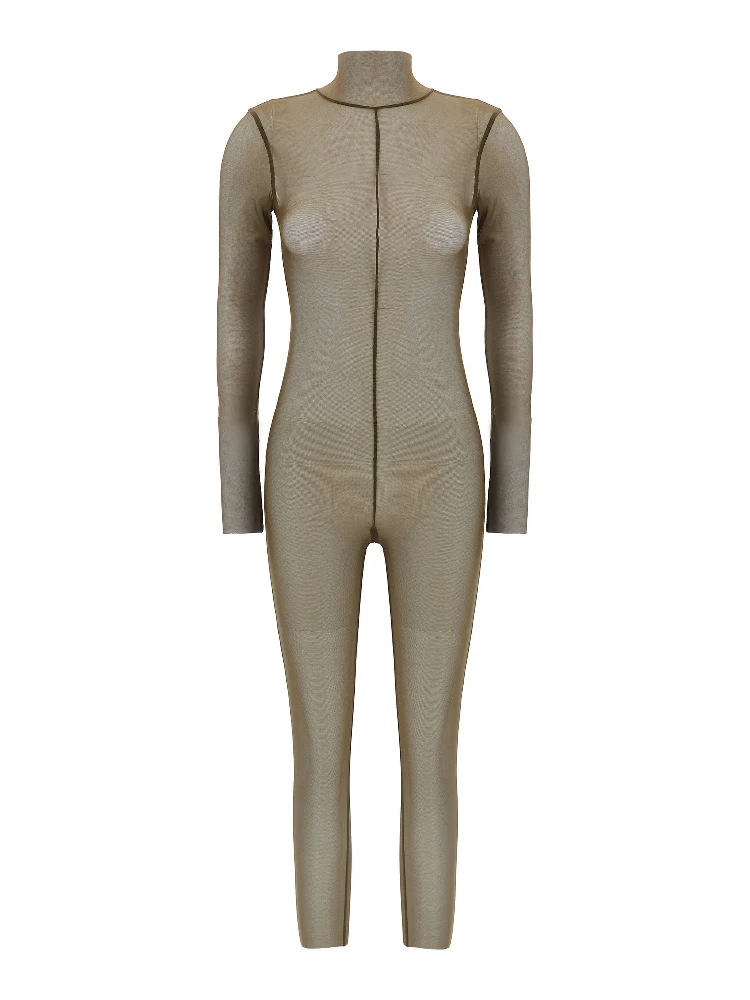 Bicolor Polyamide Jumpsuit
