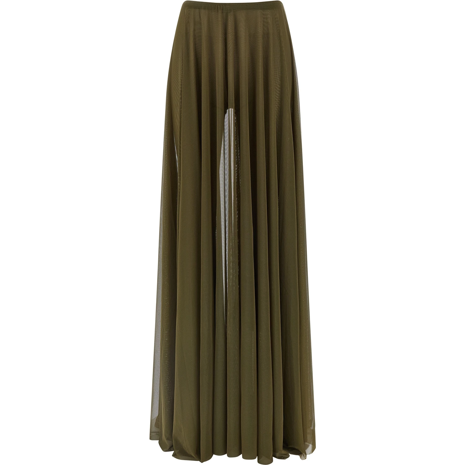Bicolor Polyamide Mini Skirt