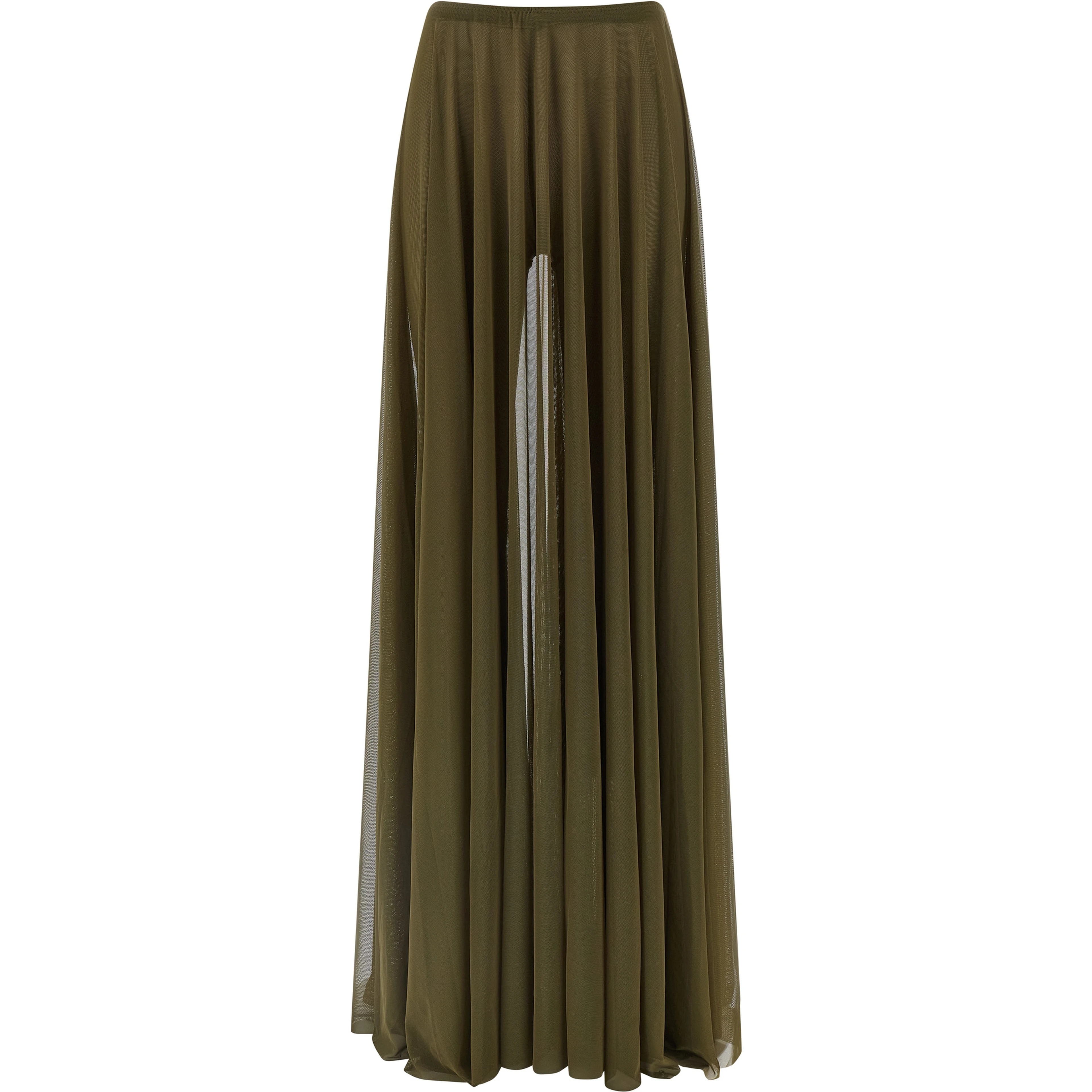 Bicolor Polyamide Mini Skirt