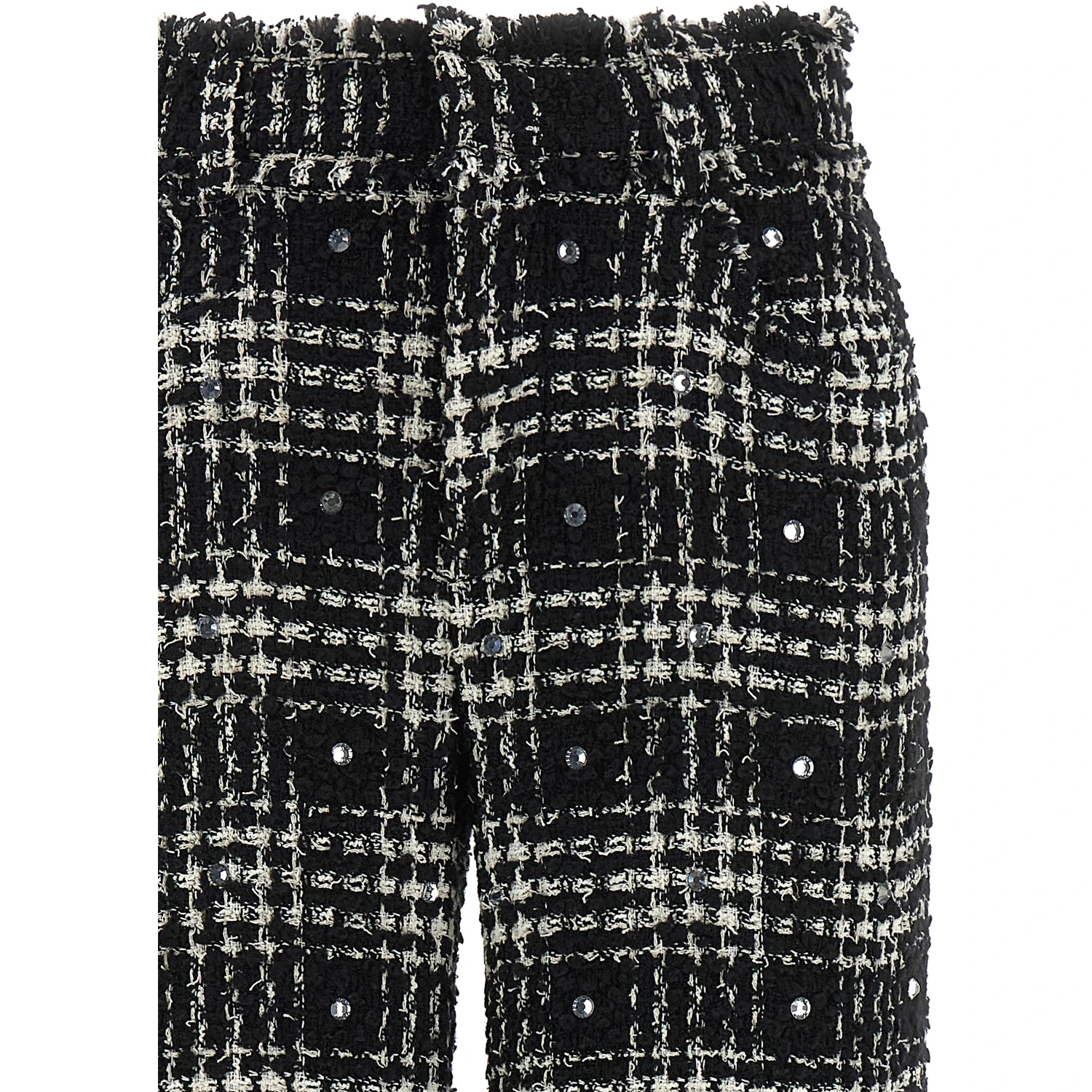 Bicolor Cotton Casual Pants