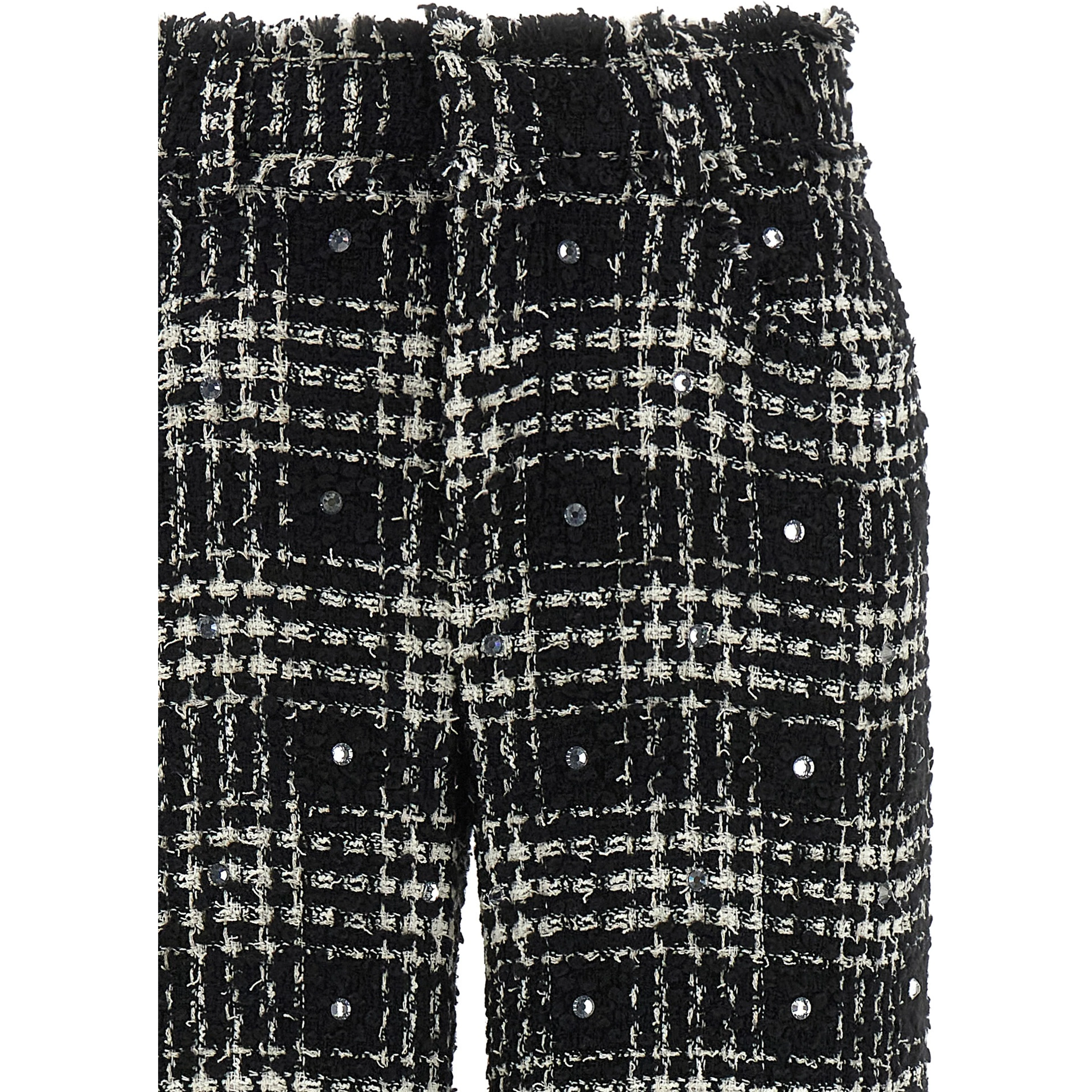 Bicolor Cotton Casual Pants