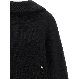 Black Cotton Cardigan