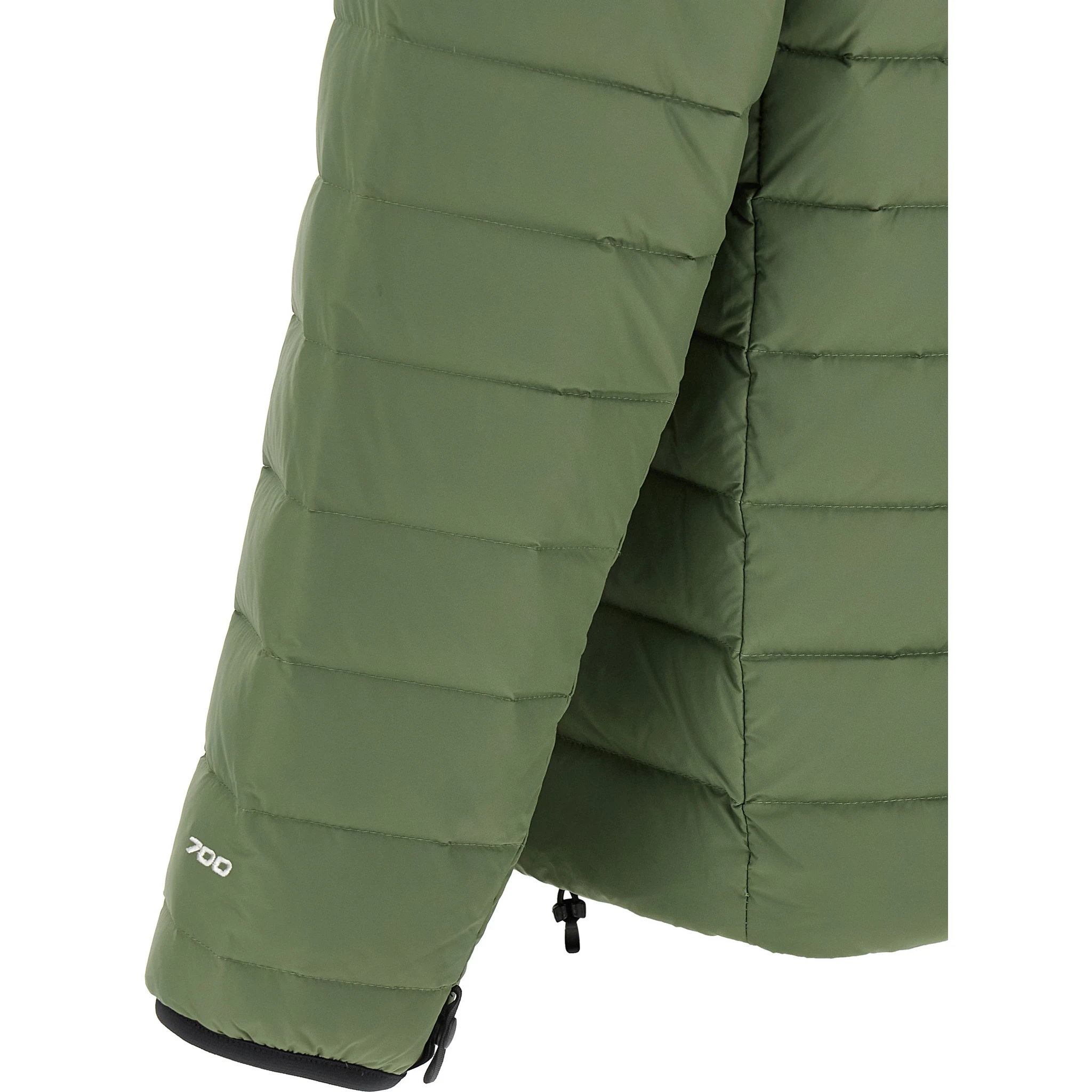 Bicolor Nylon Full-Length Jacket