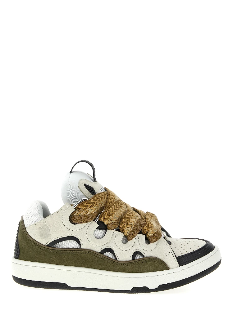 Multicolor Calf Leather Bos Taurus Chunky Sneakers