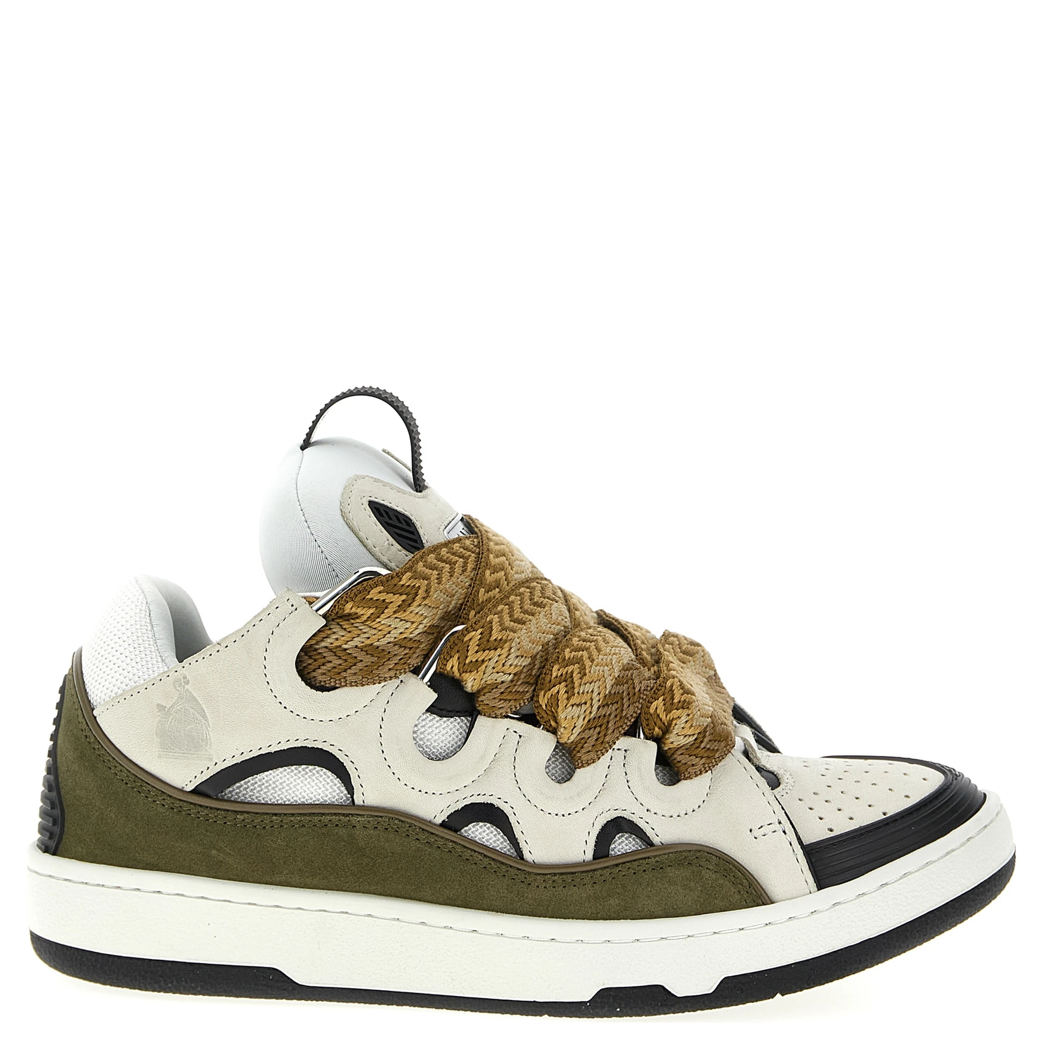 Multicolor Calf Leather Bos Taurus Chunky Sneakers