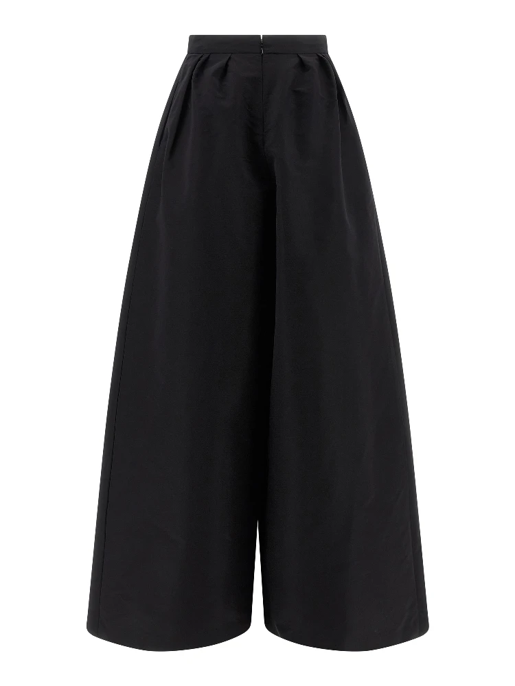 Black Silk Casual Pants alternative