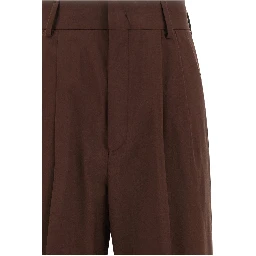 Brown Wool Dress Pants