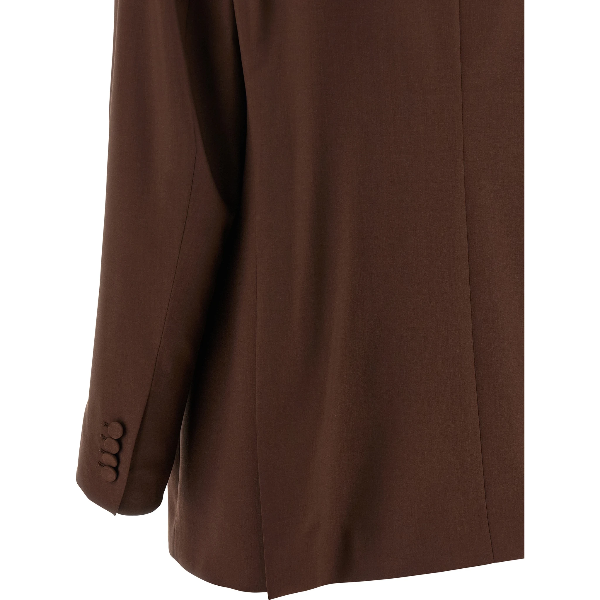 Brown Virgin Wool Blazer