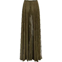 Bicolor Polyamide Mini Skirt