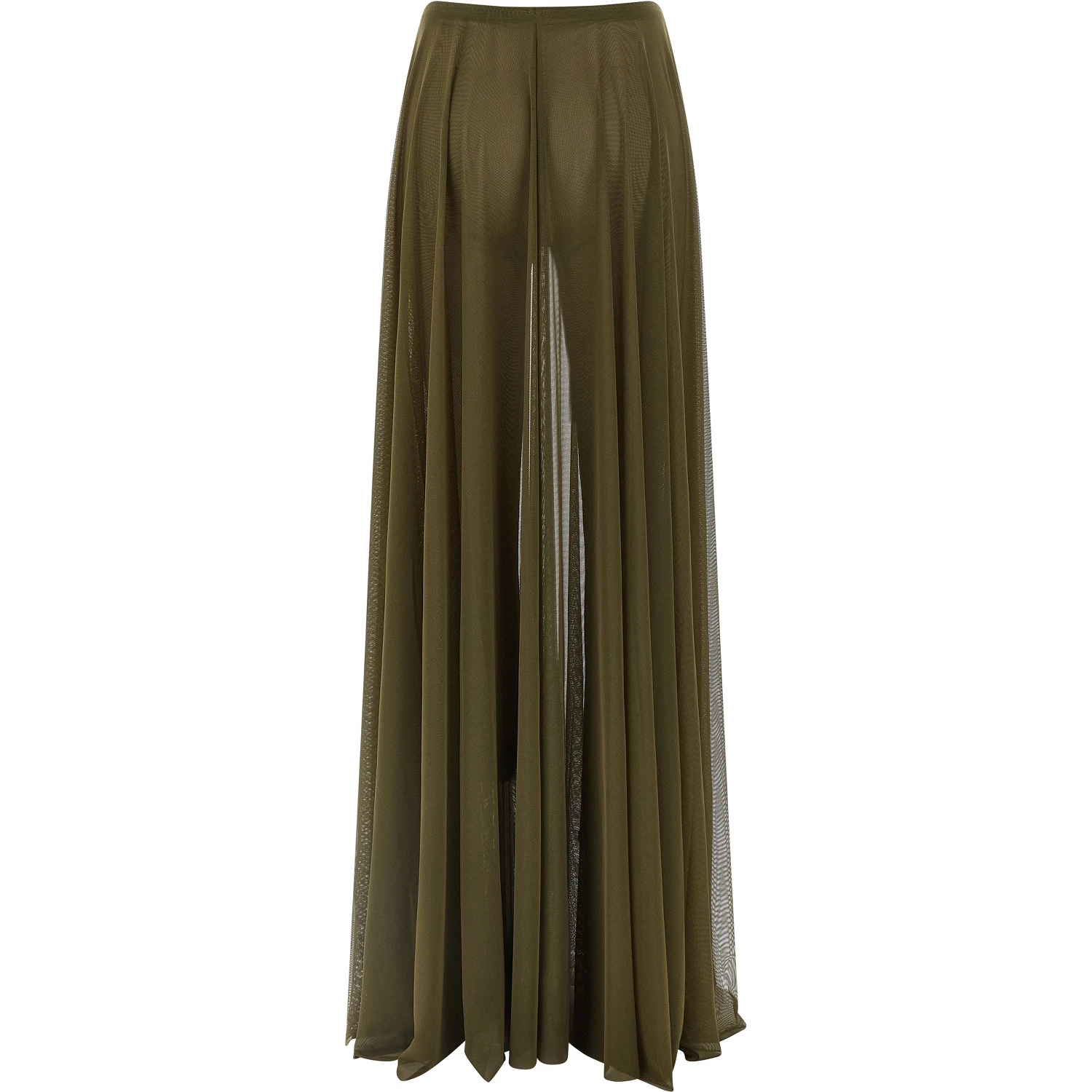 Bicolor Polyamide Mini Skirt
