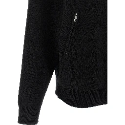 Black Cotton Cardigan