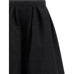 Black Silk Casual Pants
