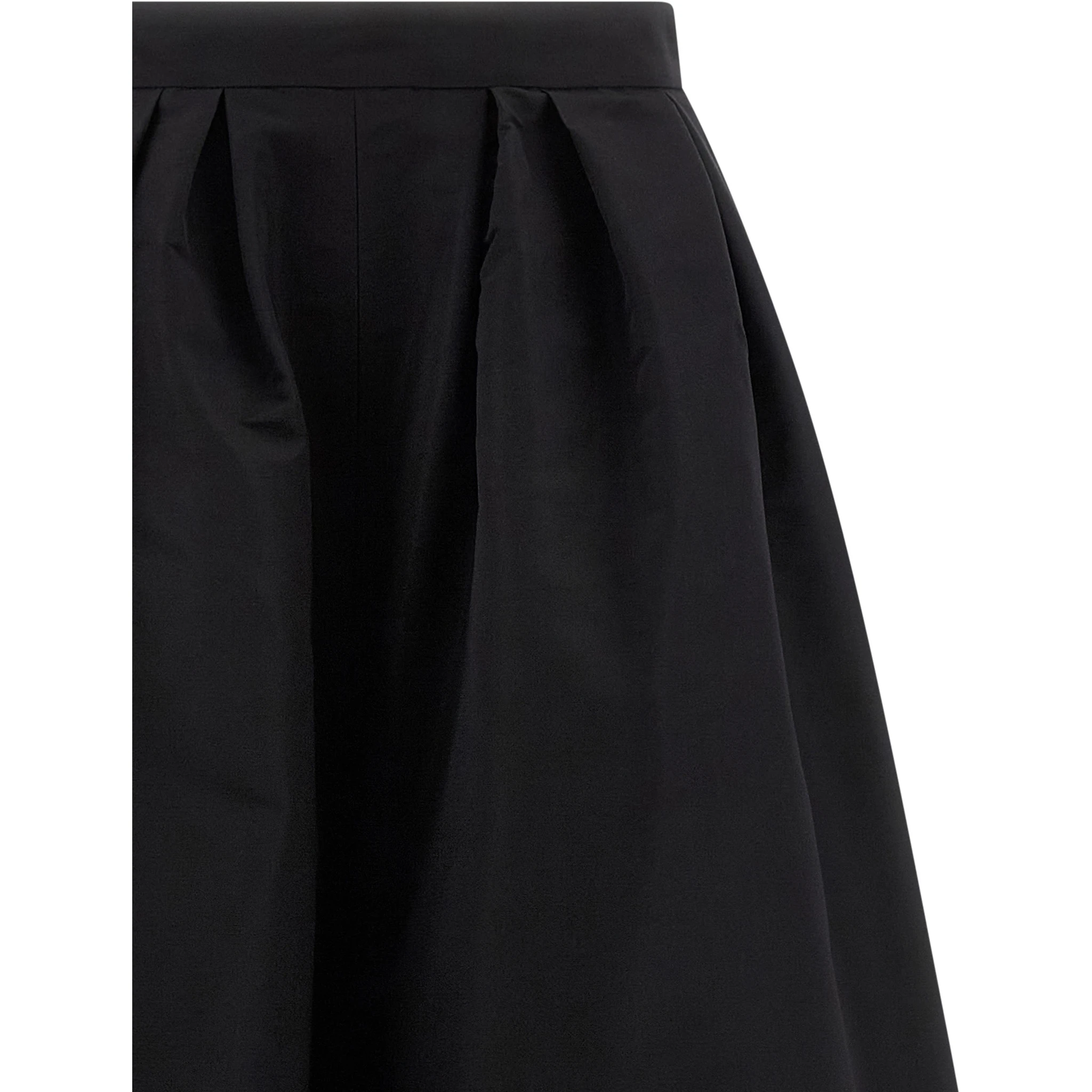 Black Silk Casual Pants