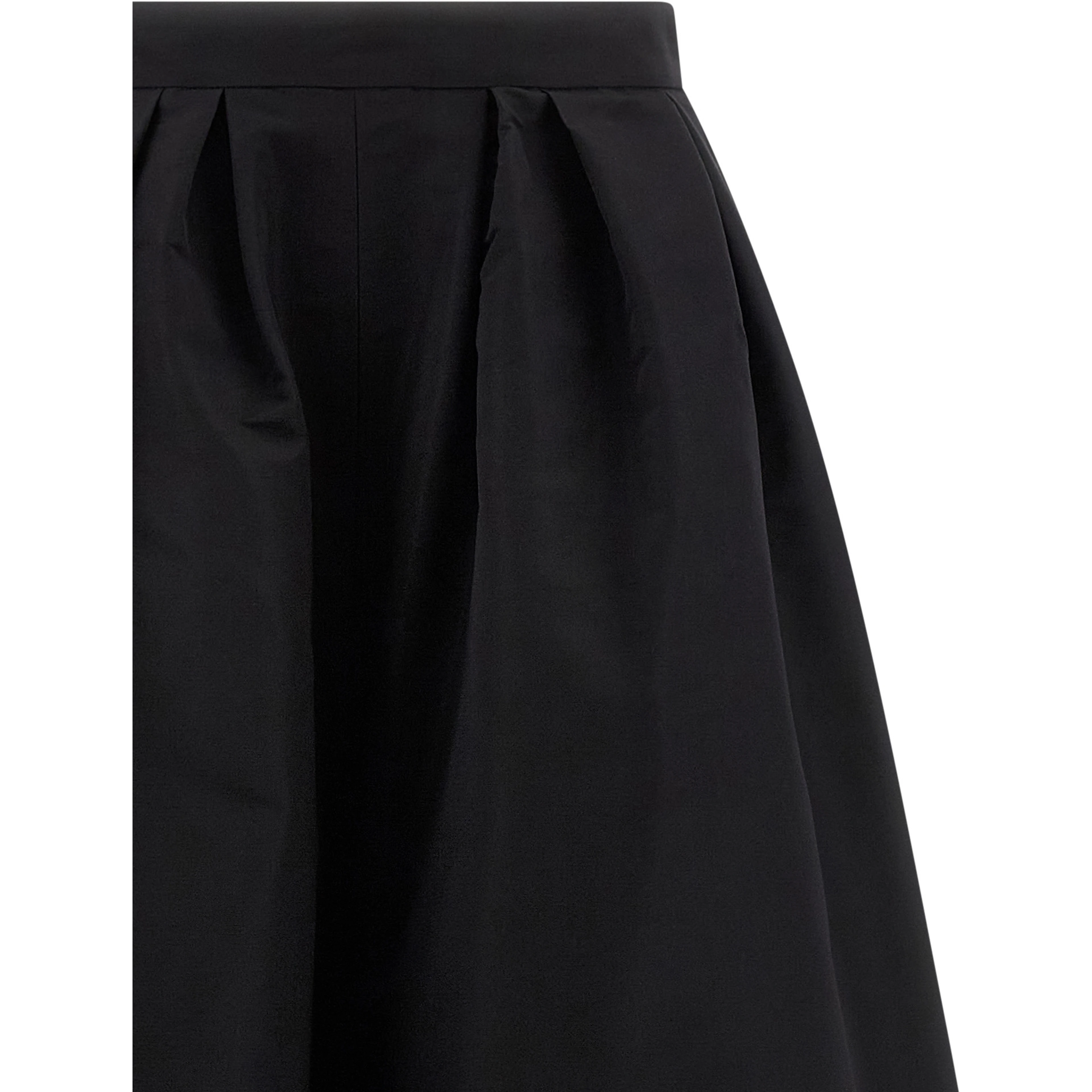 Black Silk Casual Pants