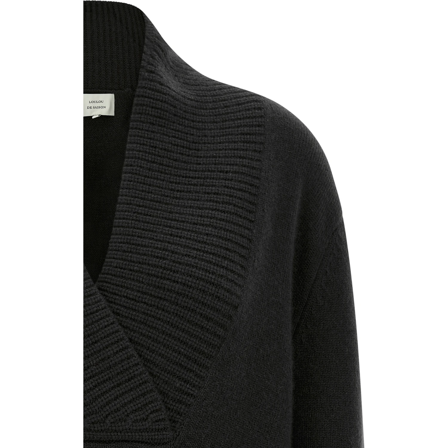 Black Cashmere Cardigan