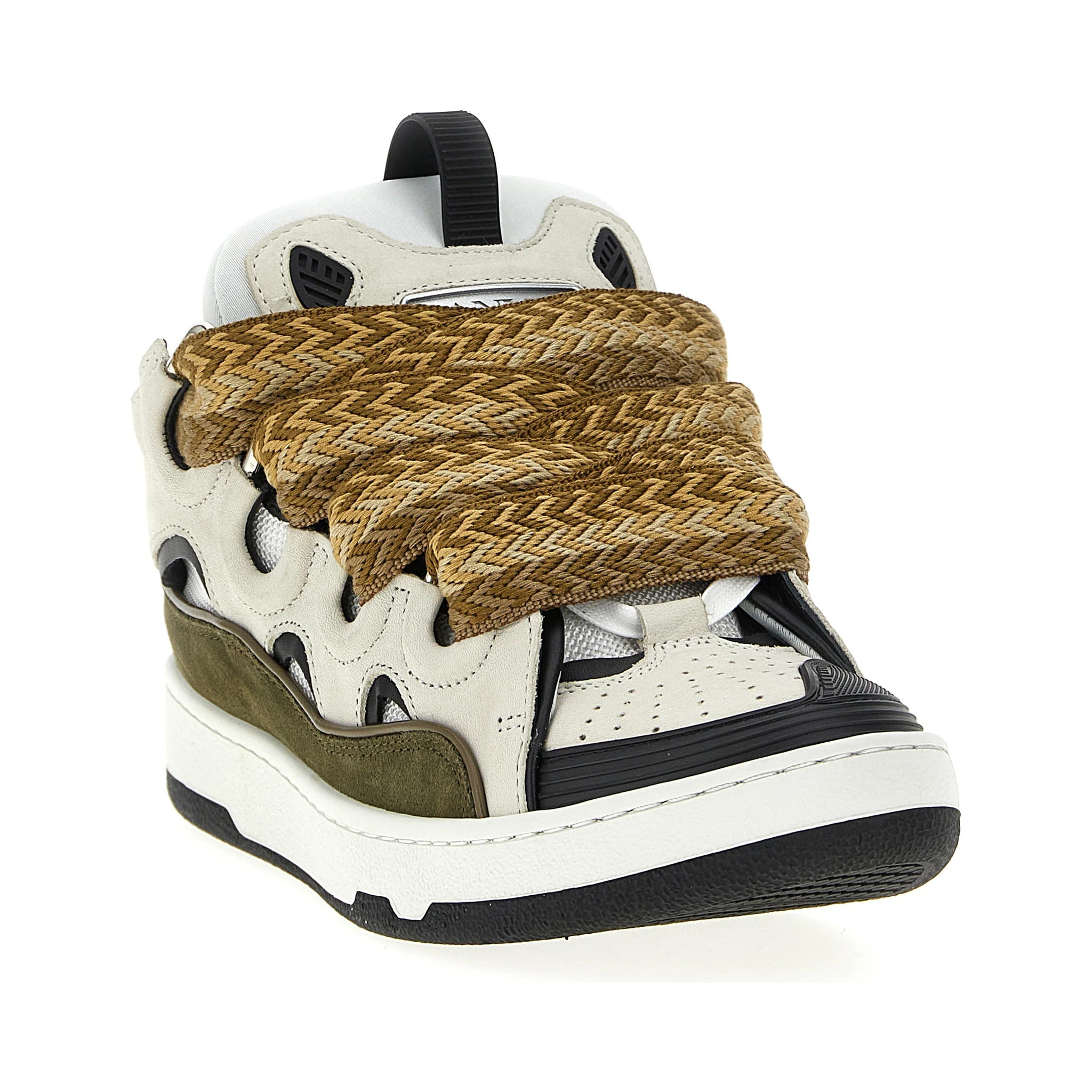 Multicolor Calf Leather Bos Taurus Chunky Sneakers