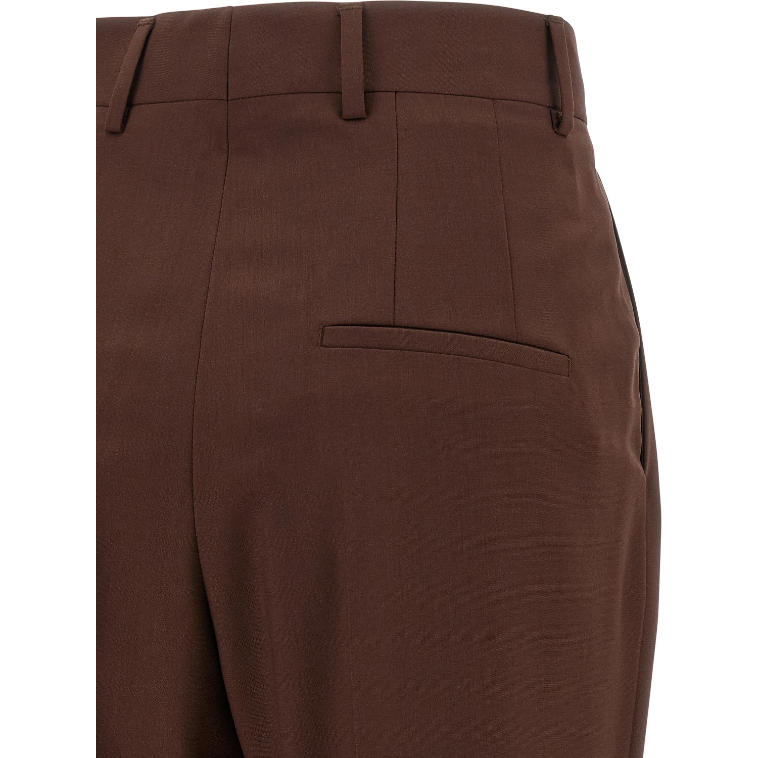 Brown Wool Dress Pants