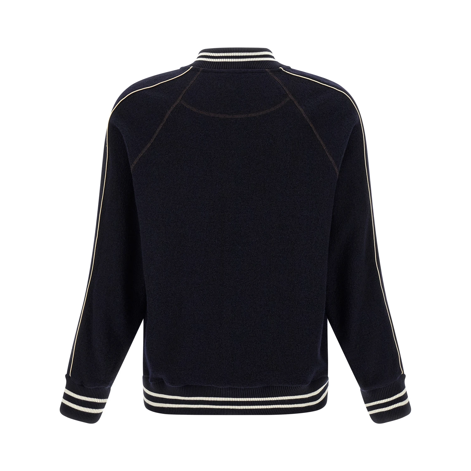 Blue Virgin Wool Bomber
