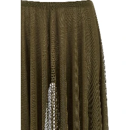 Bicolor Polyamide Mini Skirt