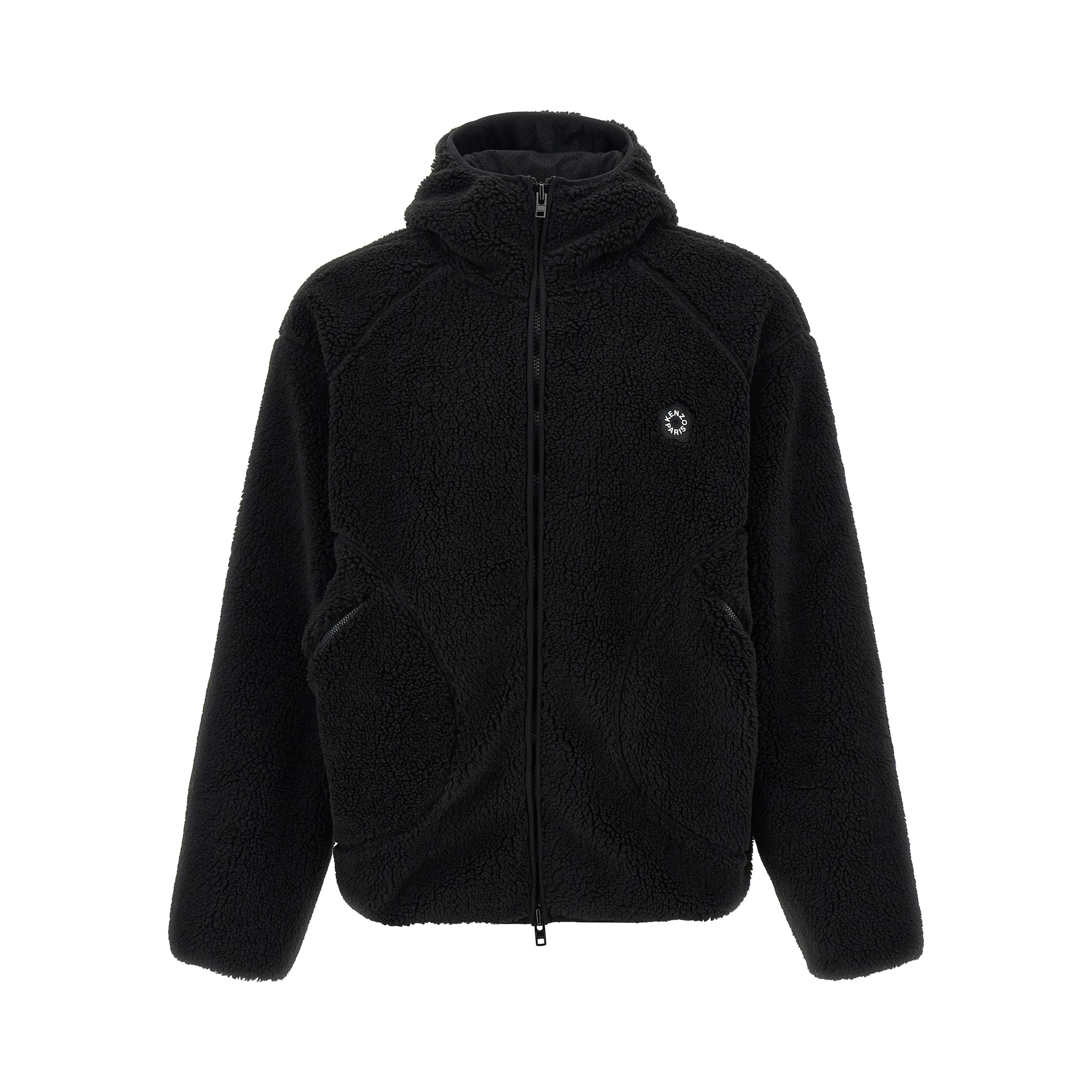 Black Polyester Sweatshirt