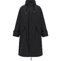 Gray Polyamide Parka