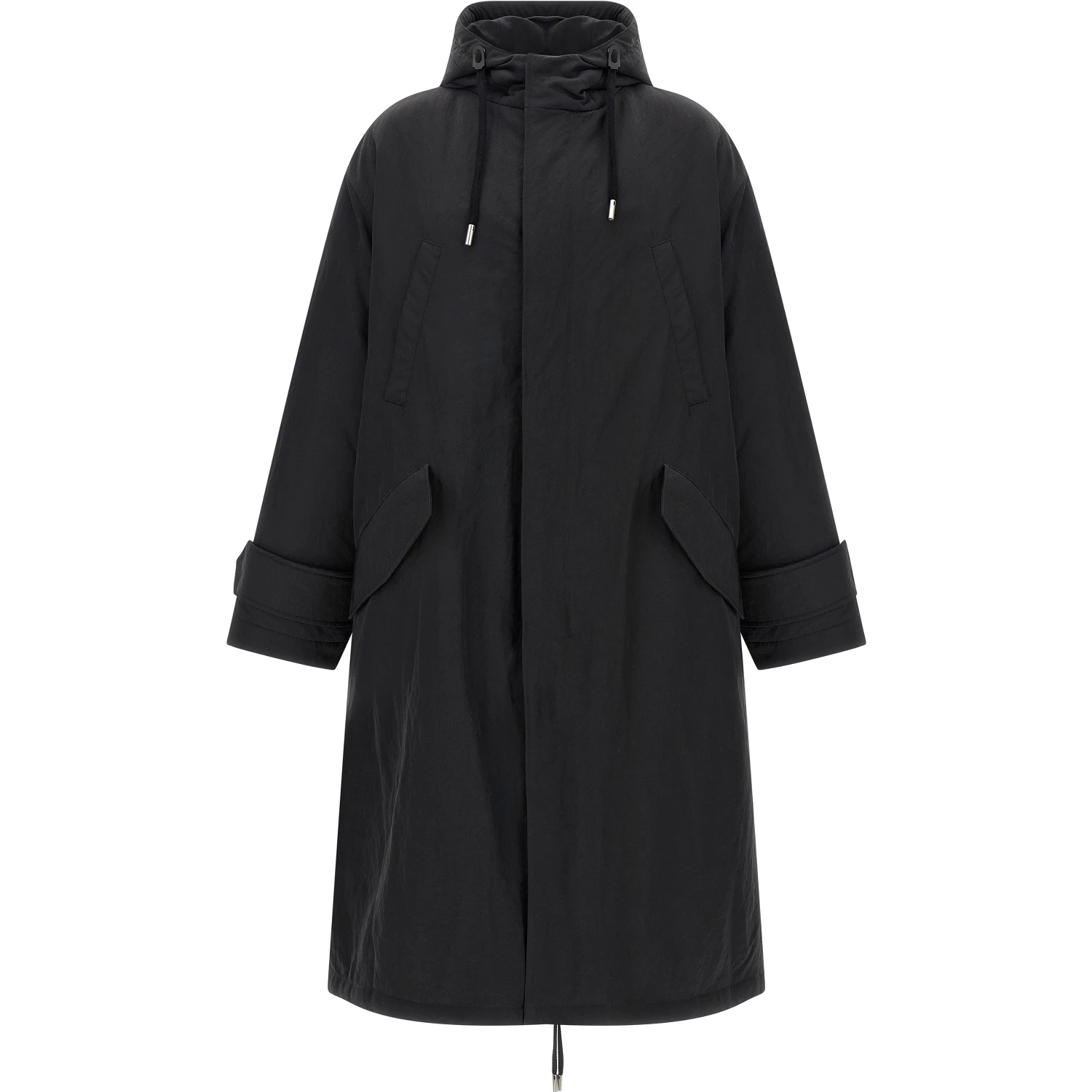 Gray Polyamide Parka