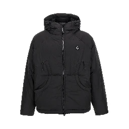 Black Polyester Shell Jacket