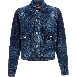 Blue Cotton Denim Jacket