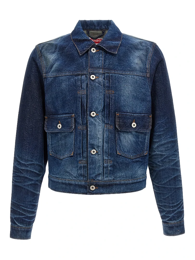 Blue Cotton Denim Jacket